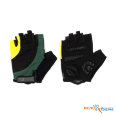 Перчатки Green Cycle Pillow без пальцев S черный/зеленый/желтый